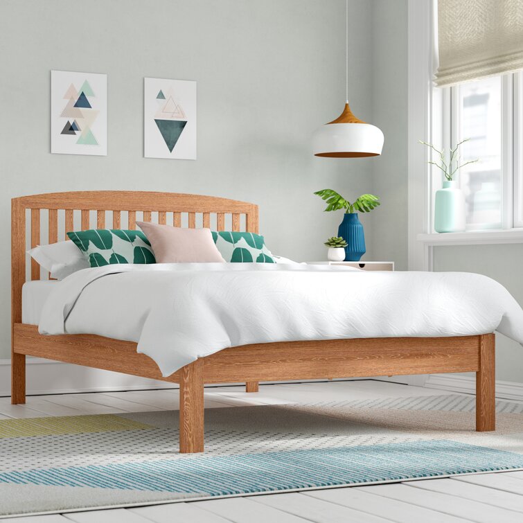 Small double bed on sale frame wayfair